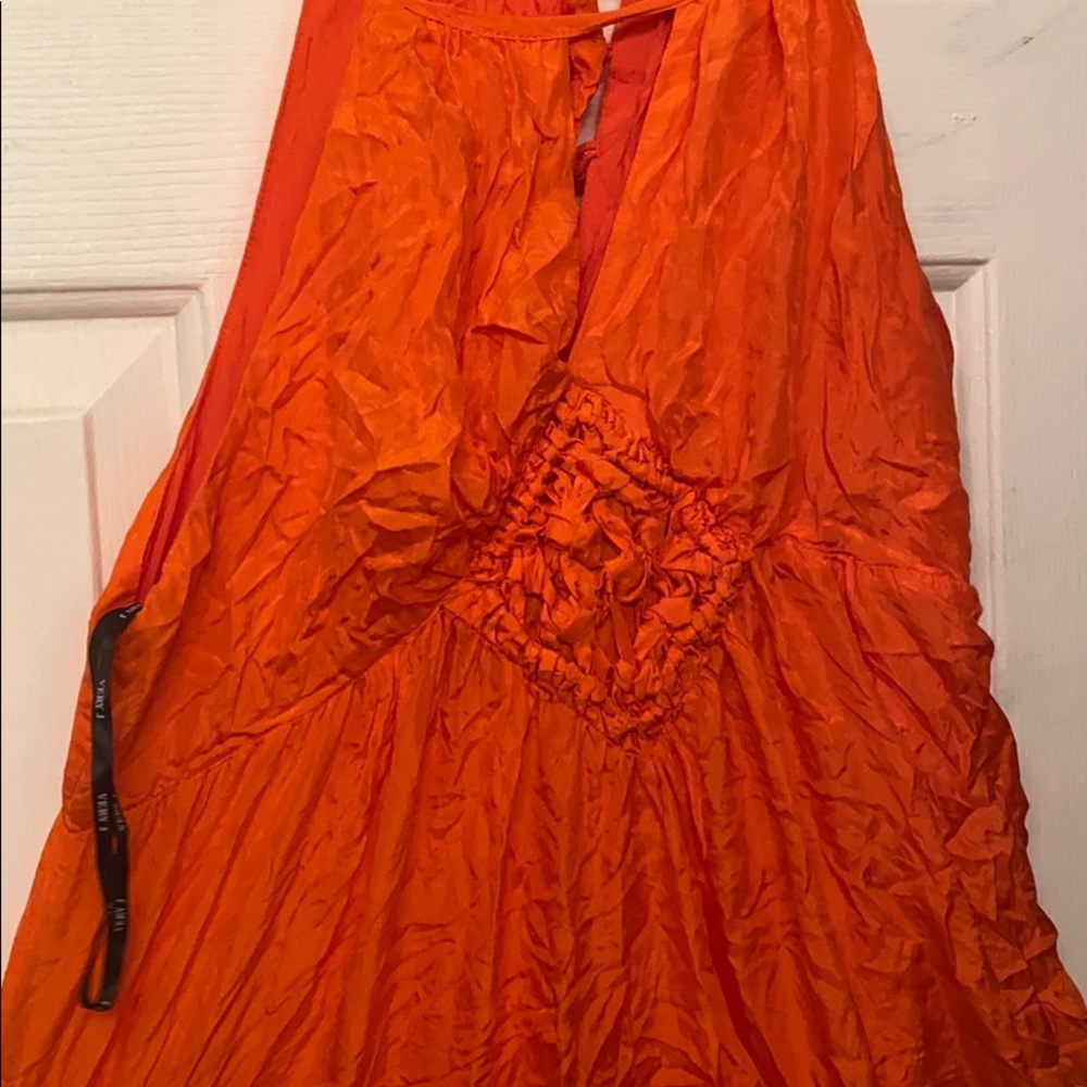 Orange dress